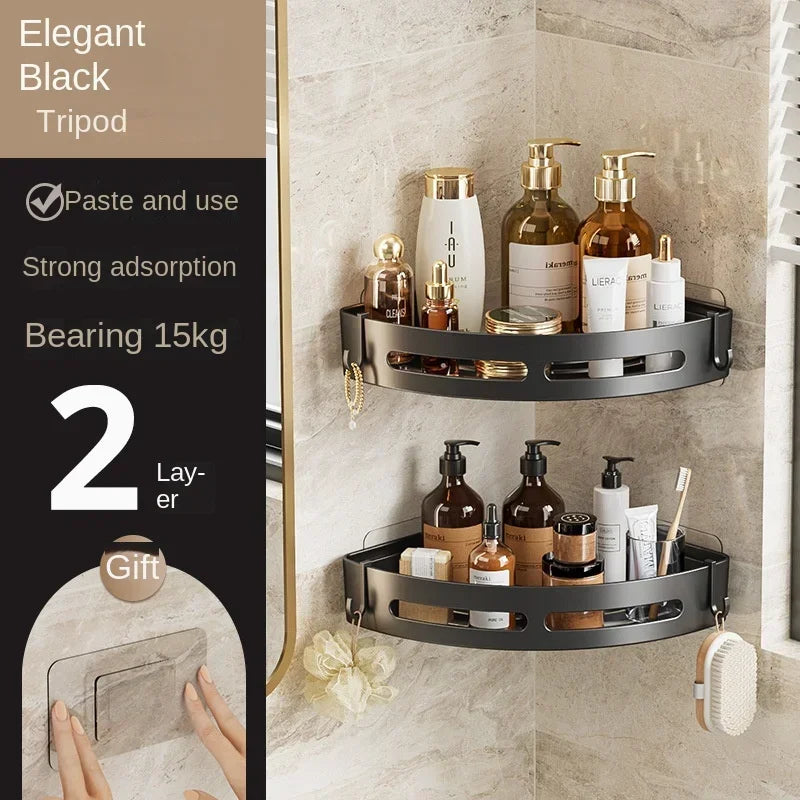 Corner Shelf Towel Holder Set (1-3 PCS)
