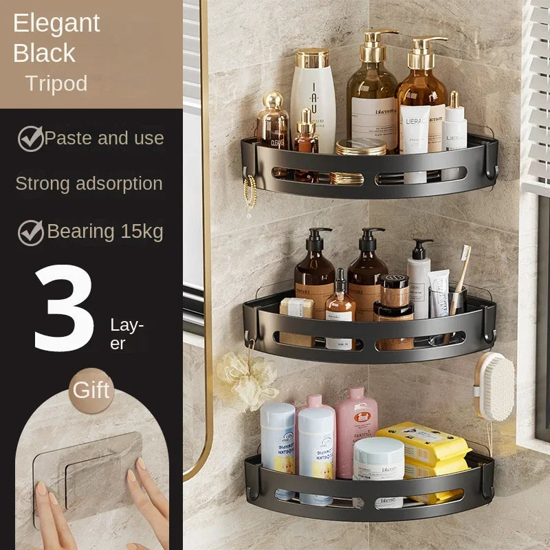 Corner Shelf Towel Holder Set (1-3 PCS)
