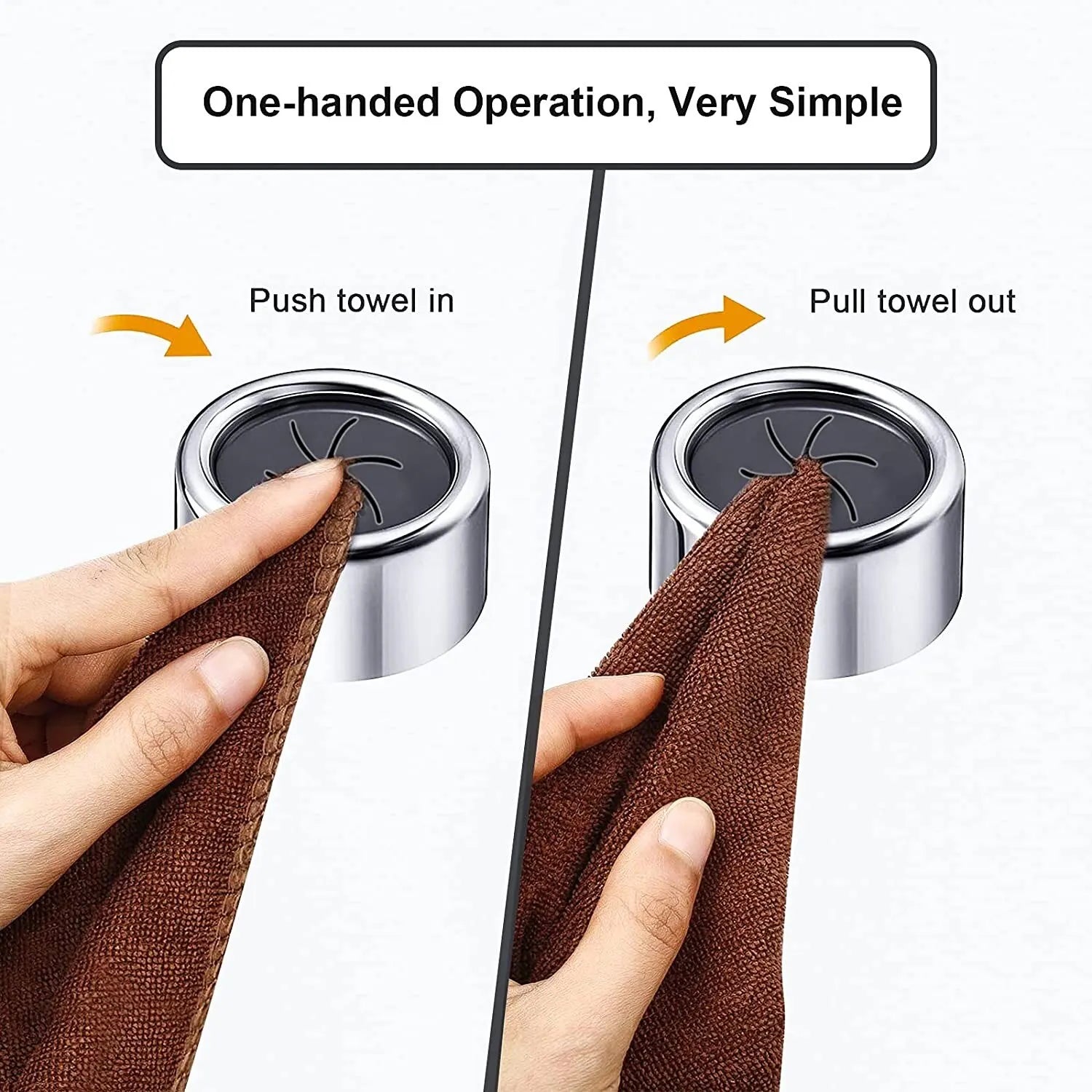 No-Drill Dishcloth & Glove Hooks (3PCS)