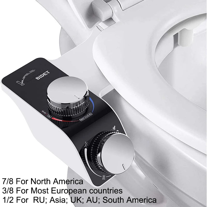 Easy-Install Bidet Toilet Seat Add-On