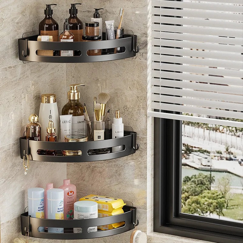 Corner Shelf Towel Holder Set (1-3 PCS)